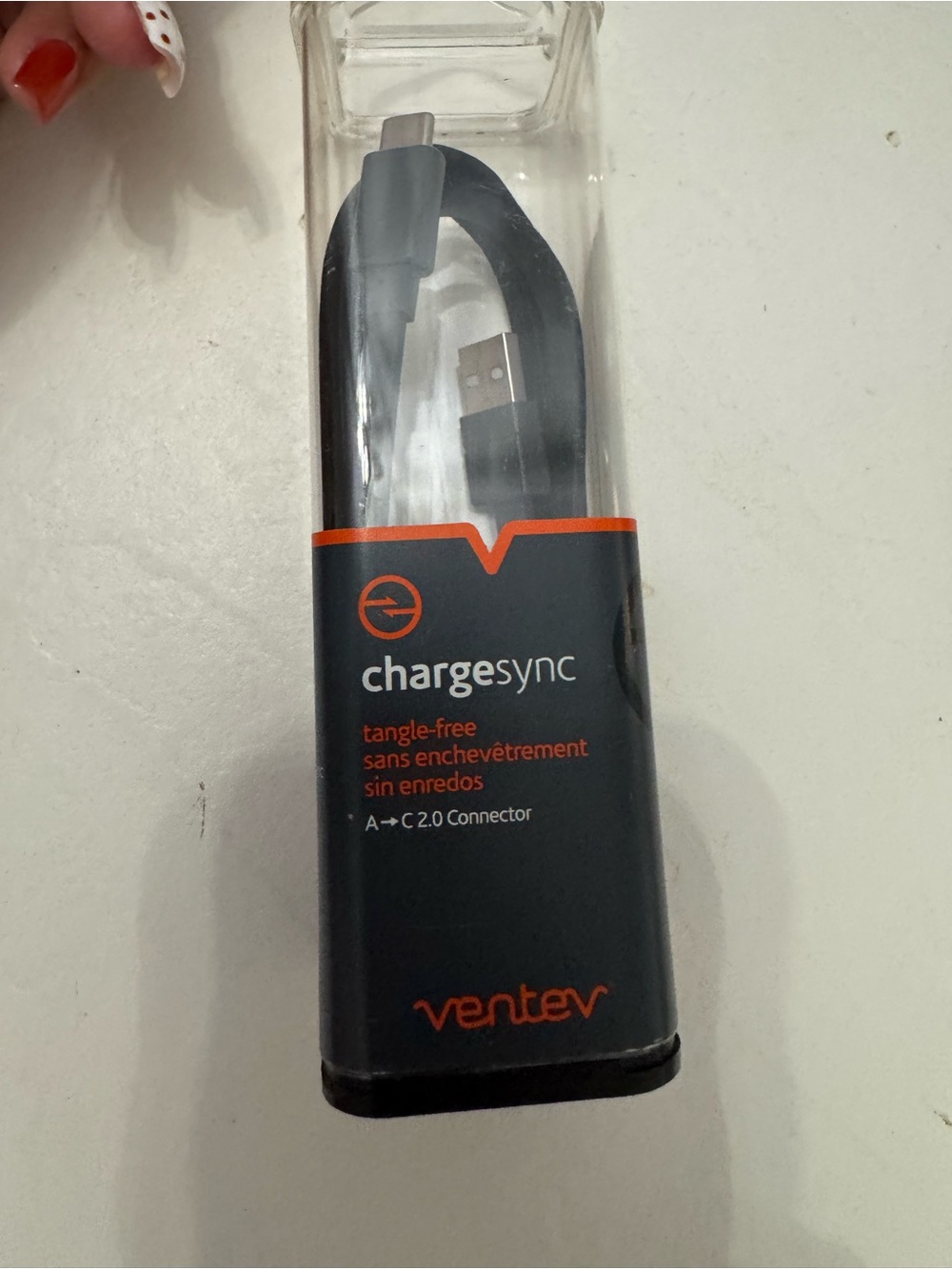 ChargeSync USB-A to USB-C Charging Cable - Black